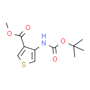 Methyl 4-((tert-butoxycarbonyl)amino)thiophene-3-carboxylate 161940-20-1